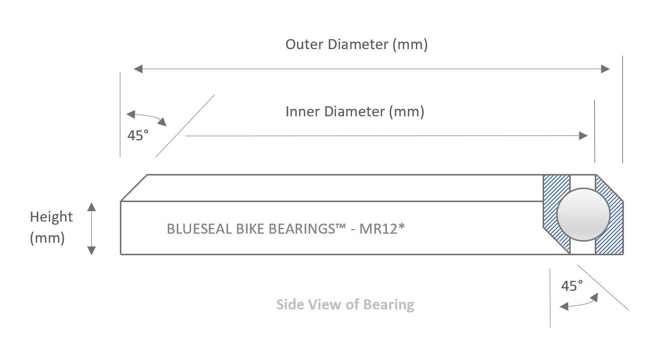 Angular Contact Bearing, Bicycle Headset